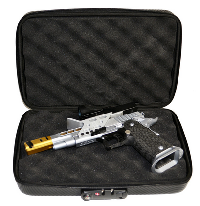 CED Carbon Fiber EVA Pistol Case with TSA Lock