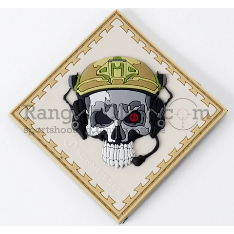 Schmeisser Rubberpatch Skull Operator sand