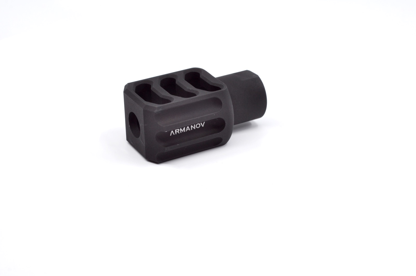 Armanov Muzzle Brake 9mm PCC 1/2"x36 Black