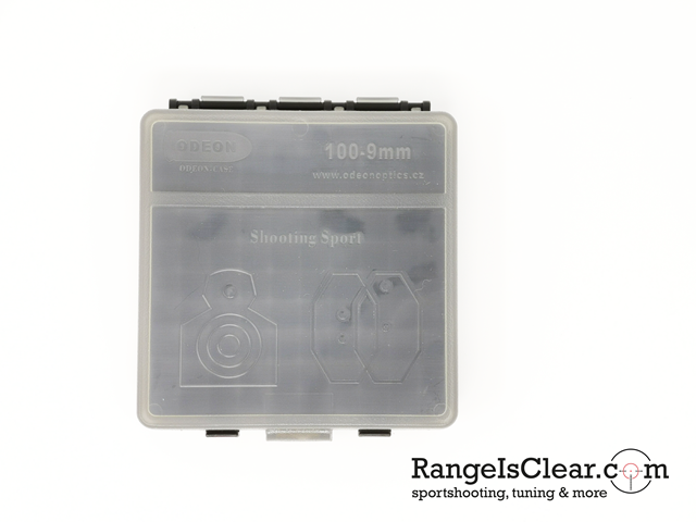 Odeon Ammo box 9mm 100rds - transparent grey