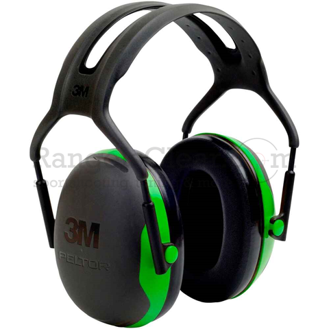 Peltor Kapselgehörschutz X1A schwarz/grün
