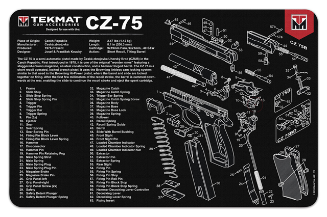 TekMat Gun Cleaning Mat - CZ 75