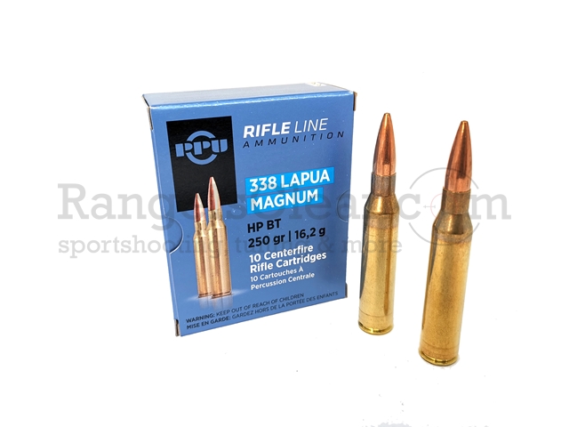 PPU .338 Lapua Magnum 250grs HPBT Match