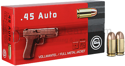 Geco .45 ACP FMJ RN 230grs