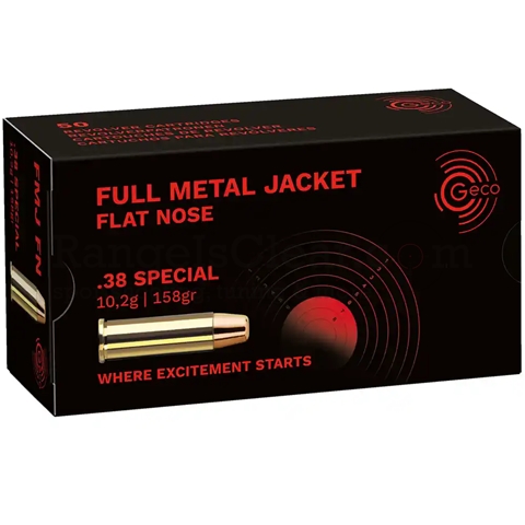 Geco .38 special FMJ FP 158 grs