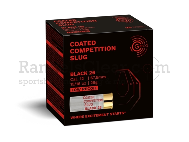 Geco Coated Competition Slug Black 26g 12/67,5