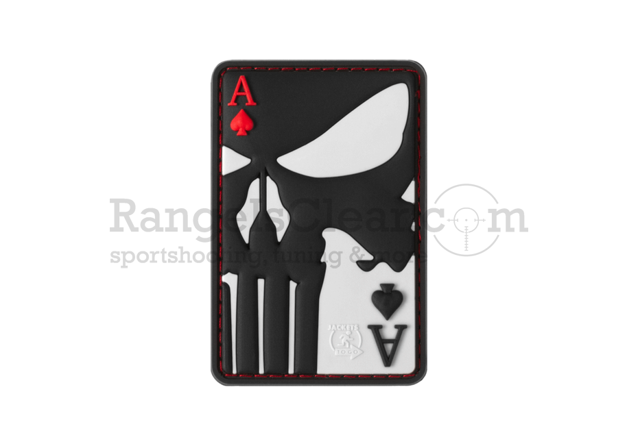 JTG Punisher Ace of Spades Rubber Patch Color