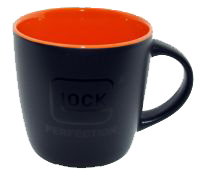 Glock Kaffeebecher Perfection schwarz/orange
