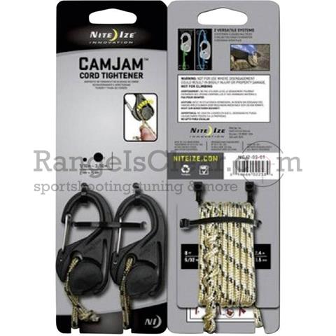 NiteIze CamJam Cord Tightener 2 pcs with Rope