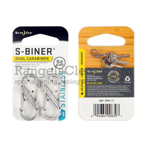 NiteIze S-Biner STS Dual Carabiner #1 stainless
