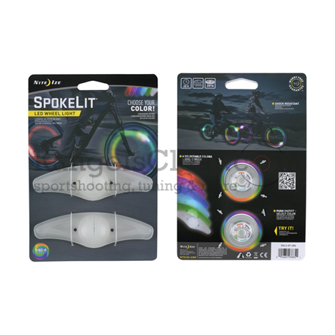 NiteIze SpokeLit Wheel Lilght 2 pcs Disc-O Select