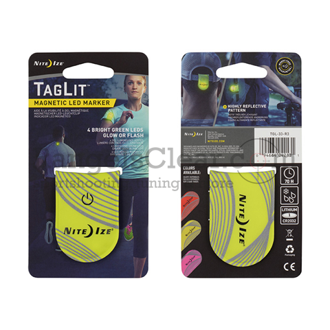 NiteIze TagLit Magnetic LED Marker Yellow/Green