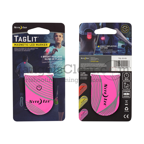 NiteIze TagLit Magnetic LED Marker Pink/Red