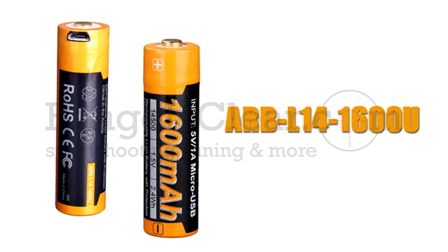 Fenix ARB-L14-1600U Li-Ion Akku USB 1600mAh