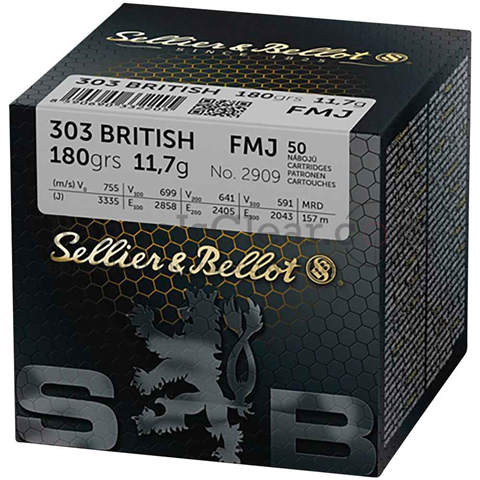 S&B .303 British FMJ Schüttpackung 50 Schuss