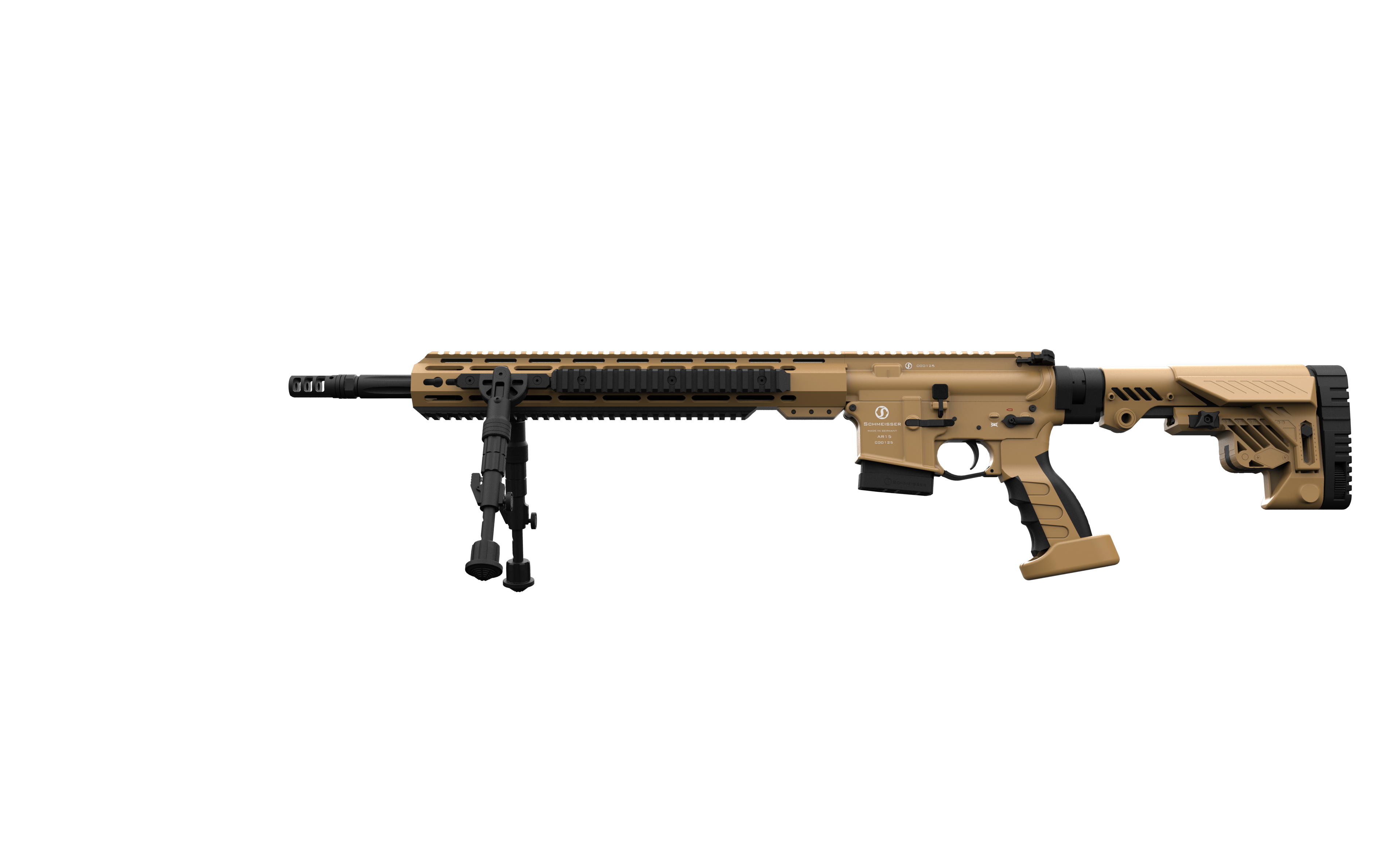 Schmeisser M4 Austria DMR 18" .223 Rem RAL8000 Schmeisser M4 Austria DMR 18" .223 Rem RAL8000