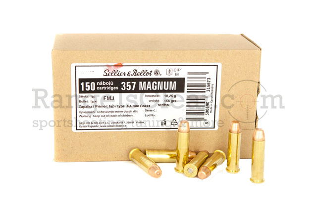 S&B .357 Magnum 158 grs FMJ Schüttpackung S&B .357 Magnum 158 grs FMJ Schüttpackung