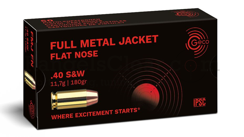 Geco .40 S&W FMJ FP 180 grs