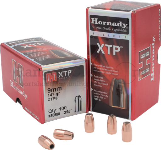 Hornady Bullets HP/XTP .355 - 147 grs
