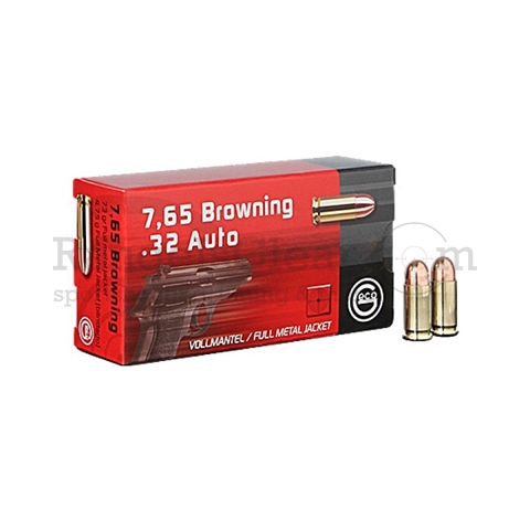 Geco .32 Auto / 7,65 Browning 73 grs Geco .32 Auto / 7,65 Browning 73 grs
