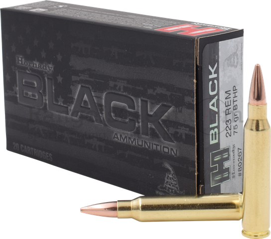 Hornady Black .223 Rem 75 grs BTHP