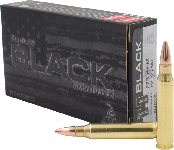 Hornady Black .223 Rem 62 grs FMJ