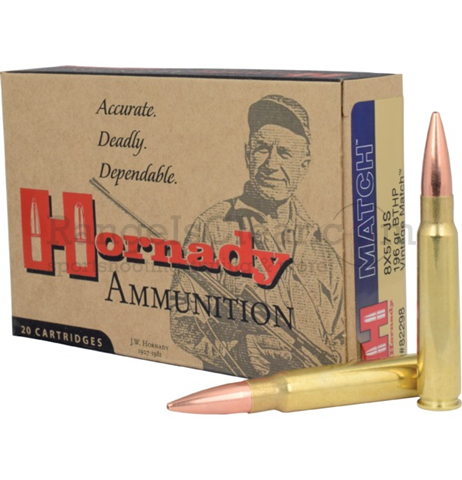 Hornady Match Vintage 8x57IS 196 grs BTHP