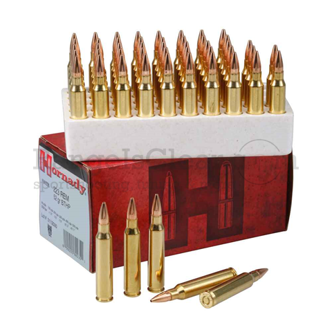 Hornady Match .223 Rem 52 grs BTHP 50 Schuss