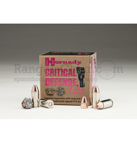 Hornady Critical Defense 9x19 100 grs FTX Lite