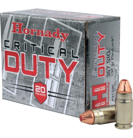 Hornady Critical Duty .357 Sig 135 grs