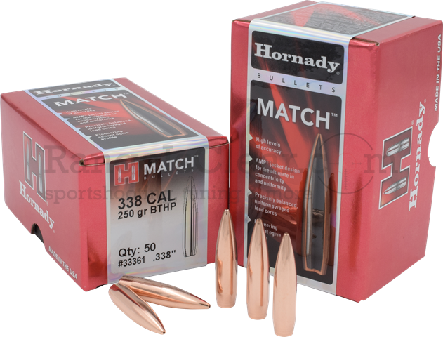 Hornady Bullets BTHP Match .338 - 250 grs