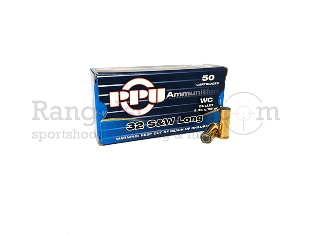 PPU .32 S&W Long 98 grs WC