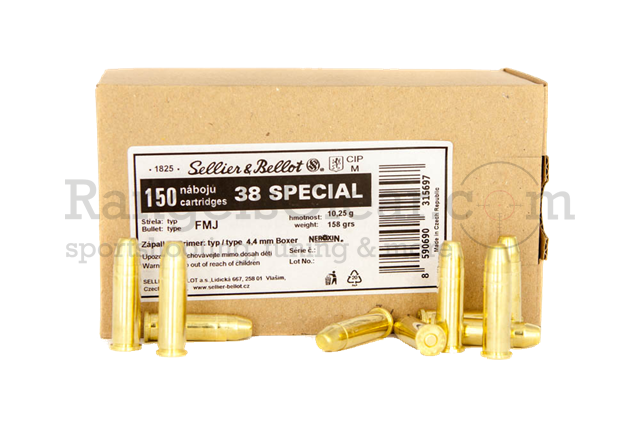 S&B .38 special 158 grs FMJ Schüttpackung