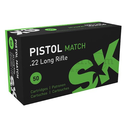 SK Pistol Match .22lr 40 grs 50 Schuss