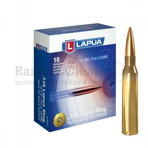 Lapua .338 Lapua Magnum OTM Scenar 250 grs #GB488