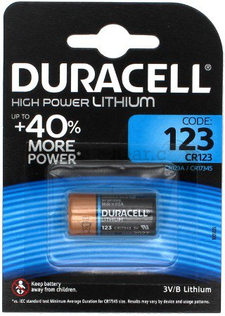 Duracell Lithium CR123 3V - 1 Stk. Duracell Lithium CR123 3V - 1 Stk.