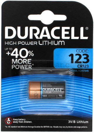 Duracell Lithium CR123 3V - 1 Stk.