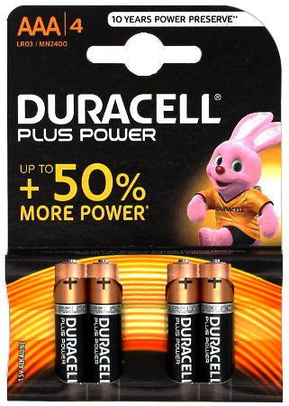 Duracell Plus AAA - 4 Stk. Duracell Plus AAA - 4 Stk.
