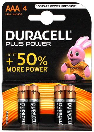 Duracell Plus AAA - 4 Stk.