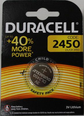 Duracell Lithium DL2450 - 3V - 1 Stk. Duracell Lithium DL2450 - 3V - 1 Stk.