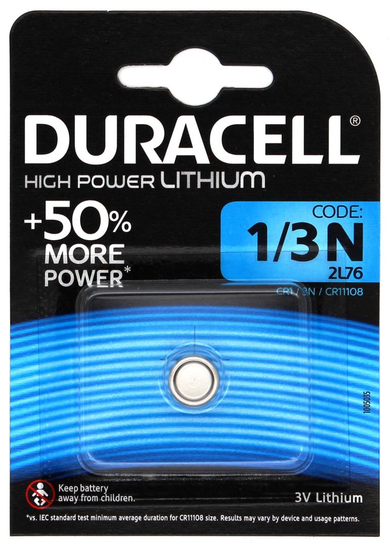 Duracell Lithium DL1/3N - 1 Stk. für Streamlight Duracell Lithium DL1/3N - 1 Stk. für Streamlight