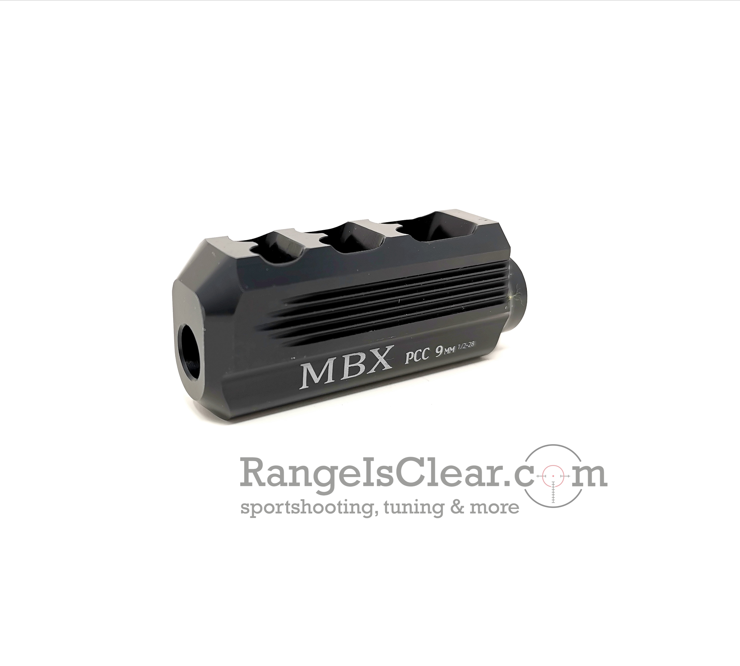 MBX PCC 9mm Compensator 1/2"x28 UNEF black