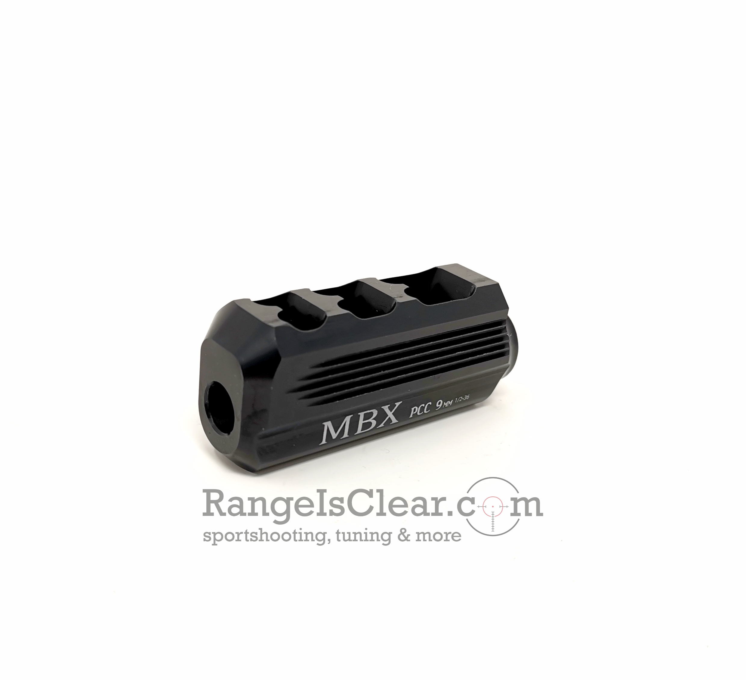 MBX PCC 9mm Compensator 1/2"x36 UNEF black