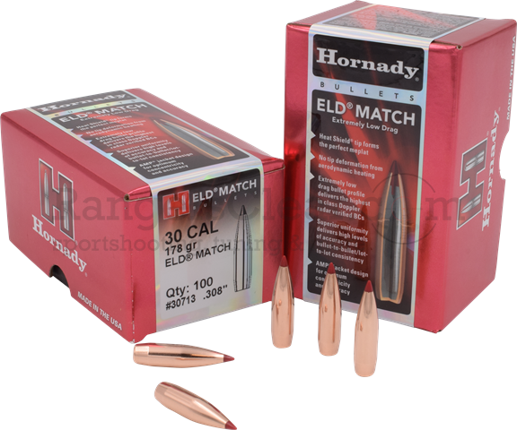 Hornady Bullets ELD Match .30/.308 - 178 grs