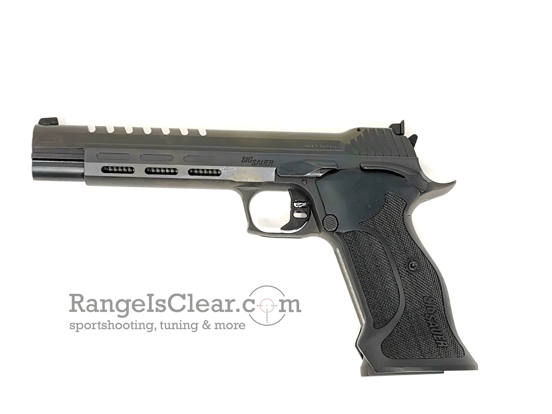 Sig Sauer P210 Skeleton Mastershop Black 6" - 9x19 Sig Sauer P210 Skeleton Mastershop Black 6" - 9x19