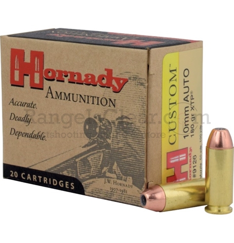 Hornady Custom 10mm Auto 180grs XTP