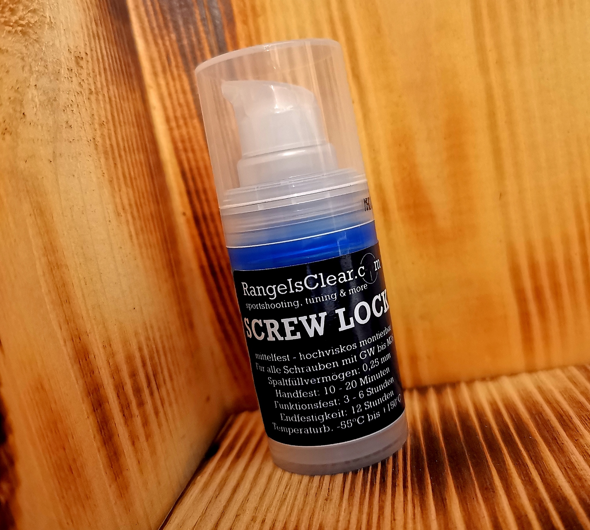 RangeIsClear Screw Lock blue 15 gramm