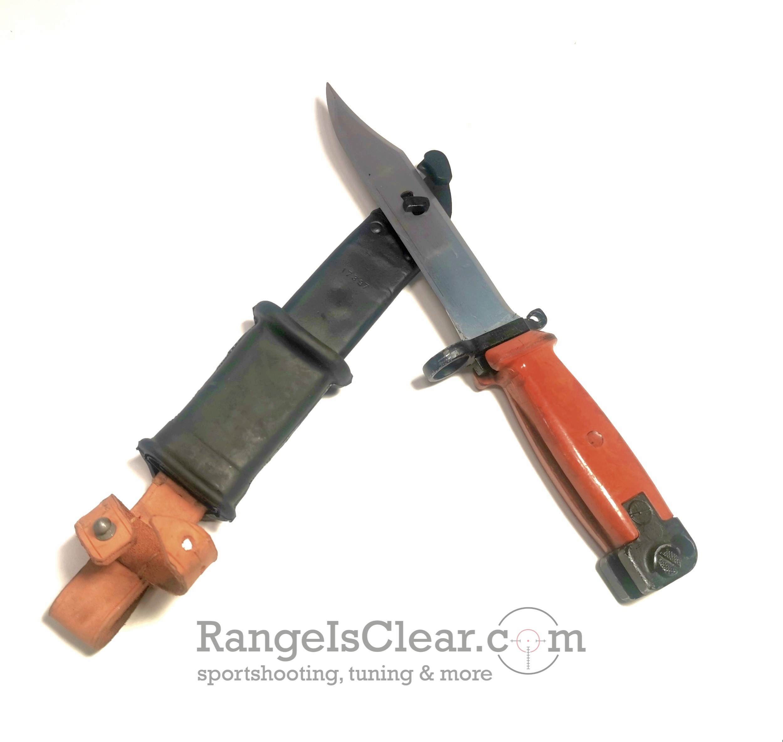 AK47 Bajonett inkl. Scheide und Beriemung SURPLUS AK47 Bajonett inkl. Scheide und Beriemung SURPLUS