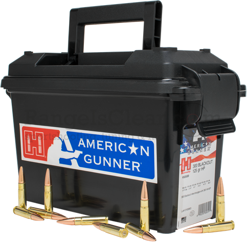 Hornady Ammo Can .300 Blackout 125grs HP Hornady Ammo Can .300 Blackout 125grs HP