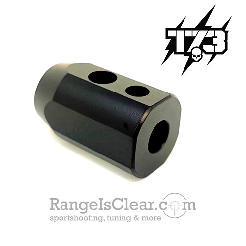 T73 PCC 9mm Kompensator STS Black 1/2"x28 UNEF